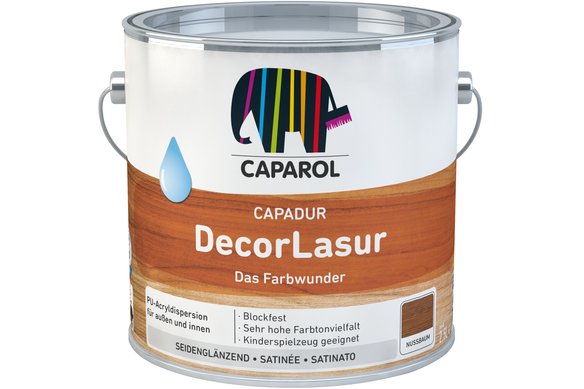 Capadur DecorLasur 2,5 lt Eiche (Eiche hell)